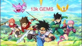 13k gems WASTED!!! Dragon Quest Dai Anniversary Summons