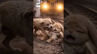 😱hamara rabbit train से टकरा गया 🚂  |train accident #rabbit #aivideo#shortsfeed #sad #funny #cartoon