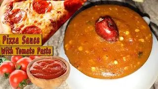 Pizza Sauce Recipe With Tomato Paste | Pizza Sauce Commercial Recipe | Kitchen With Faizan |