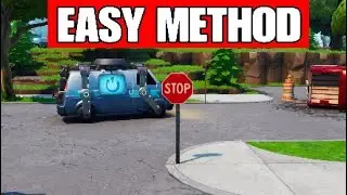 Destroy Stop Signs With the Catalyst Outfit - Fortnite Season X Road Trip Challenges