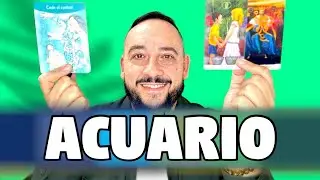 ACUARIO♒️ TE VAN A SOLTAR UN BOMBAZO QUE CAERÁS DE ESPALDA‼️SE DESTAPA TODO,NO ESTÁS LISTO PARA ESTO