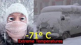 Extreme Temperatures of -71&deg; Celsius!   This is life in the coldest city in the world, Yakutsk City