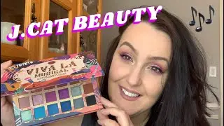 NEW J CAT BEAUTY - VIVA LA MUSICAL PALETTE WITH SWATCHES
