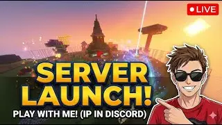 MINECRAFT SERVER OPEN! Playing ATM10 TTS  Skyblock with Viewers (Join Now Discord In Desc For IP)