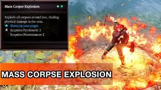 Mass Corpse Explosion - Divinity 2 [Crafted Skill]