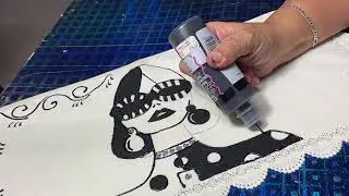 Parte 4 Dama bicolor aplicando dimensional TULIP
