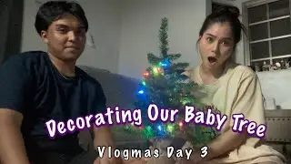 VLOGMAS DAY 03!!! Decorate our Baby Tree with Us!! 🌲