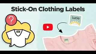 How-to apply Stick-On Clothing Labels - Colle &agrave; moi