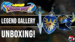 Dragon Quest Item Gallery Special Erdrick's Shield, Sword, & Helm Unboxing