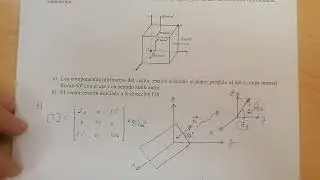 Ejercicio n°1 COMPONENTES  INTRÍNSECAS TENSIÓN resuelto || Elasticidad y Resistencia de Materiales