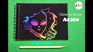 Scratch Magic Book / How to draw Alien