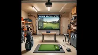 My Affordable Golf Simulator Setup &ndash; Full Breakdown! #golfsimulator #gspro  #golf