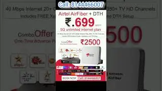 Airtel Airfiber/ Wi-Fi +DTH +OTT/ Tamil Buy