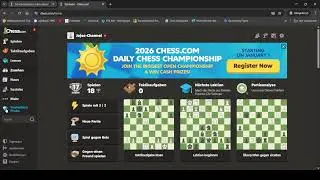 Schach - Let's Play Blitz 3+2 Partie #4 - 06.12.2025 - Brillanter Zug