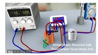 Transformer turns ratio testing virtual lab