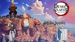 Naruto vs Demon slayer / Saitama vs Jujutsu kaisen / Toji vs All scouts | #anime #shorts 