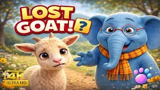 The Lost Little Goat 🐐💛 | Kids Rescue Story & Happy Family Reunion | Paawddle