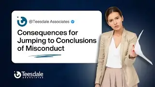Consequences for Jumping to Conclusions of Misconduct