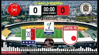 #25ENERO2026: LIGA COLOMBIANA 25-26 ... FECHA 2 ... ONCE CALDAS  vs. SANTA FE !!!