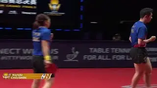 许昕_刘诗雯 vs 赵大成_申裕斌丨2019 ITTF国际乒联巡回总决赛丨混双
