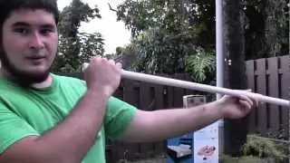 Making and Shooting a PVC Walking Stick Blow Gun