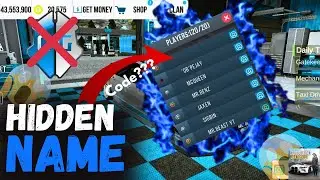 HIDE NAME CODE | EASY TUTORIAL ✅ | CAR PARKING MULTIPLAYER