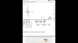Accuplacer Review: Advanced Algebra Introduction