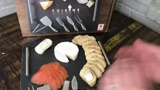charcuterie board, slate, slate cheese boards, cheese knife set  wood serving board, cheese tray