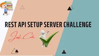 REST API SETUP SERVER CHALLENGE | REST API | SERVER SETUP | WEB DEVELOPMENT | BACKEND DEVELOPMENT