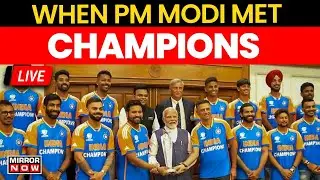 Team India Meets PM Modi LIVE | Indian Cricket Team Meets PM Modi At His Residence In Delhi