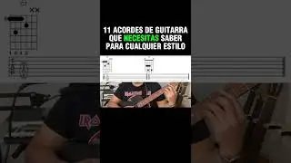C&oacute;mo Tocar el Acorde 7 Dominante en Guitarra con Cejilla (2 Posiciones)  #guitarra