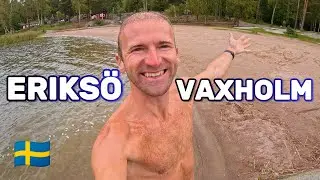 Swim in the Sea on the Most Popular Beach in Vaxholm