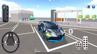 Crazy New Black Bugatti Chiron Park In Sleep Area-3D Driving Class-IOS Android Gameplay