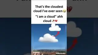 cloudiest cloud ahh moment🥀 #clouds #cloud #cartoon