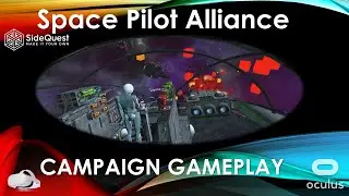 Space Pilot Alliance (SPA) Campaign Gameplay Example #OculusQuest #SideQuest #VR #SpaceFlightsim