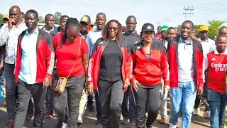 Chaos in Kisumu as Leaders Create Massive Traffic Jam Welcoming Raila Odinga!