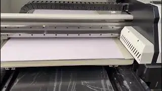 6090UV flatbed printer with CCD