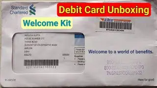 standard chartered bank debit card unboxing | standard chartered bank atm card 2021 | standard bank