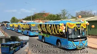 New PMI Regio 9 meter Electric buses for Kadamba Transport Corporation Goa