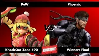 KnockOut Zone #90 - SSBU Winners Final - PeW (Min Min) vs Phoenix (Snake)