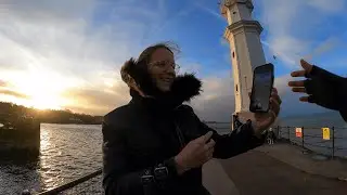 Relaxing Sunset Walk Around Newhaven Harbour | Edinburgh, Scotland