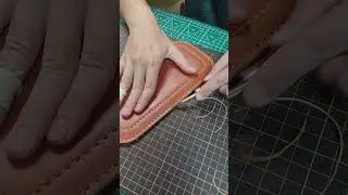 How to make a vintage leather phone bag / cross body bag