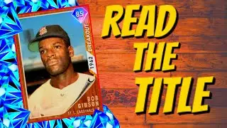 Watch This Video Asshole... Bob Gibson Joins The Team MLB The Show 20 Diamond Dynasty
