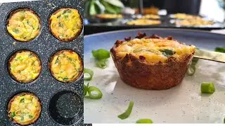 Вам просто нужно натереть картофель для ВКУСНОГО завтрака! | Картофельные чашки для завтрака