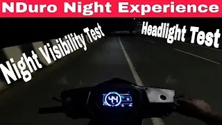 Lectrix NDuro Night Ride Review ⚡️ Real Headlight Test, Visibility & Top Speed Experience