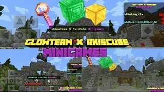 GlowTeam X Axiscube Minigames For MCPE 1.19 - 1.19+