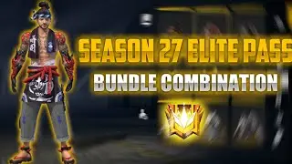 FREE FIRE SEASON 27 ELITE PASS DRESS COMBINATION// SASHIMI SLASHER BUNDLE TOP 10 DRESS COMBINATION 😎