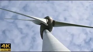 Cinematic short film 4k DJI drone | The lonely Wind Turbine