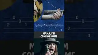 Ozzy Osbourne &ndash; Mama I'm Coming Home | Easy Guitar Tutorial (tabs)