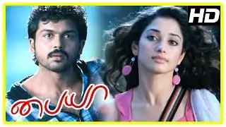 Karthi New Movie 2017 | Karthi comes to Bangalore | Paiya Tamil Movie Scenes | Tamanna | Lingusamy